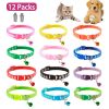 Cat Collar Adjustable Kitten Collar Breakaway Safety Buckle Pet Collar