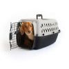 Pet Kennel, Small 23 in Plastic Dog Crate, Portable Dog Carrier for Pets Up To 15 lbs