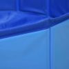 Foldable Dog Swimming Pool Blue 63"x11.8" PVC