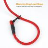 5FT Dog Leash Dog Training Walking Lead w/ Foam Handle Highly Reflective Treads